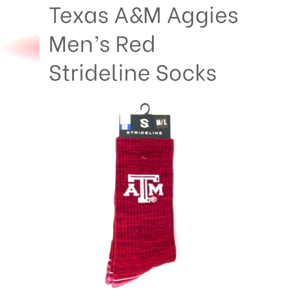 NWT Unisex Texas A&M Aggies Strideline Crew Socks